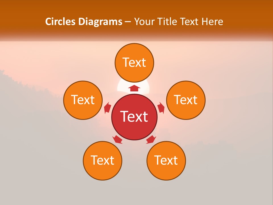 Santiago Silhouette Urban PowerPoint Template