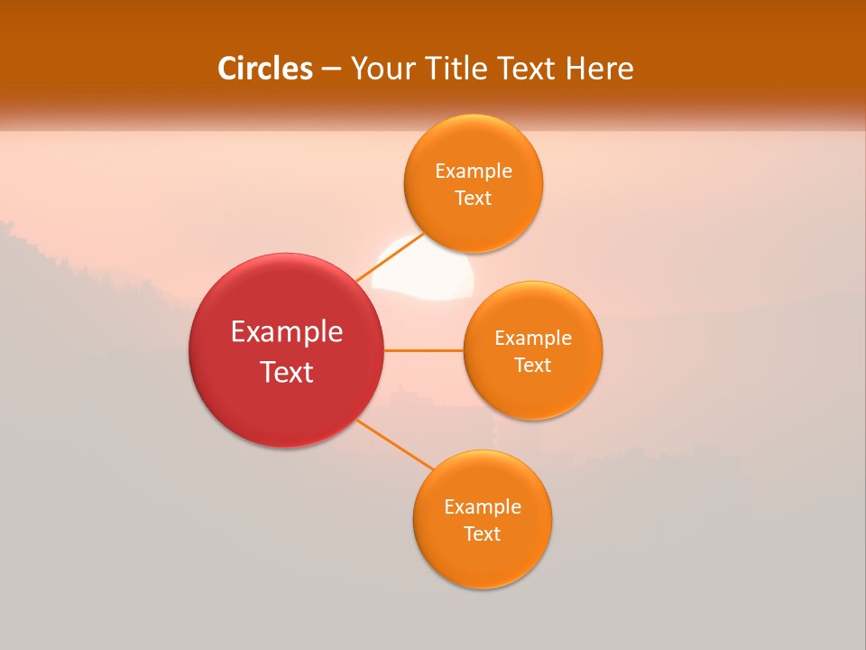 Santiago Silhouette Urban PowerPoint Template