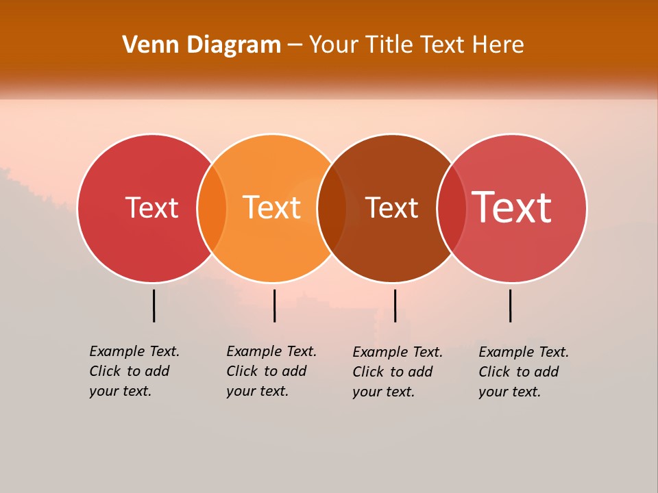 Santiago Silhouette Urban PowerPoint Template