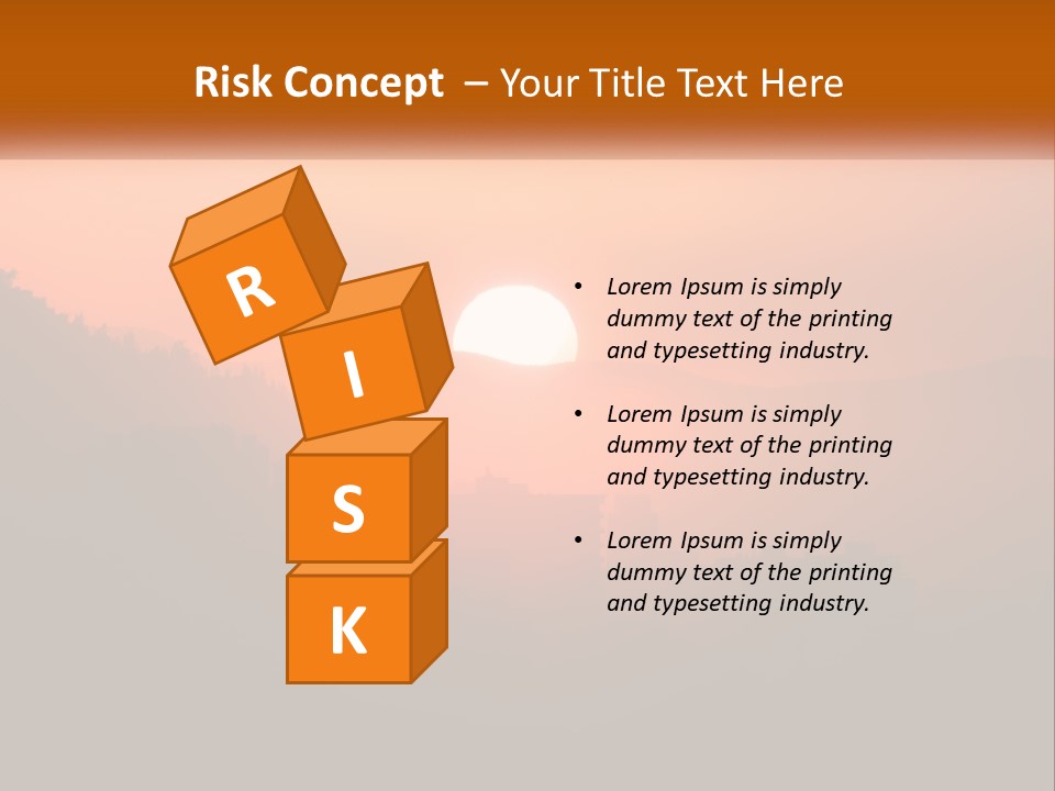 Santiago Silhouette Urban PowerPoint Template