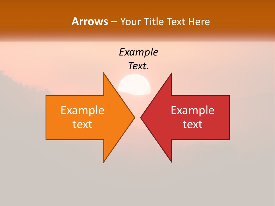 Santiago Silhouette Urban PowerPoint Template