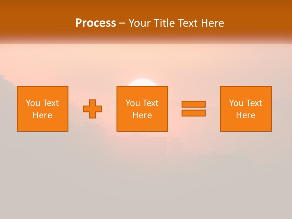 Santiago Silhouette Urban PowerPoint Template