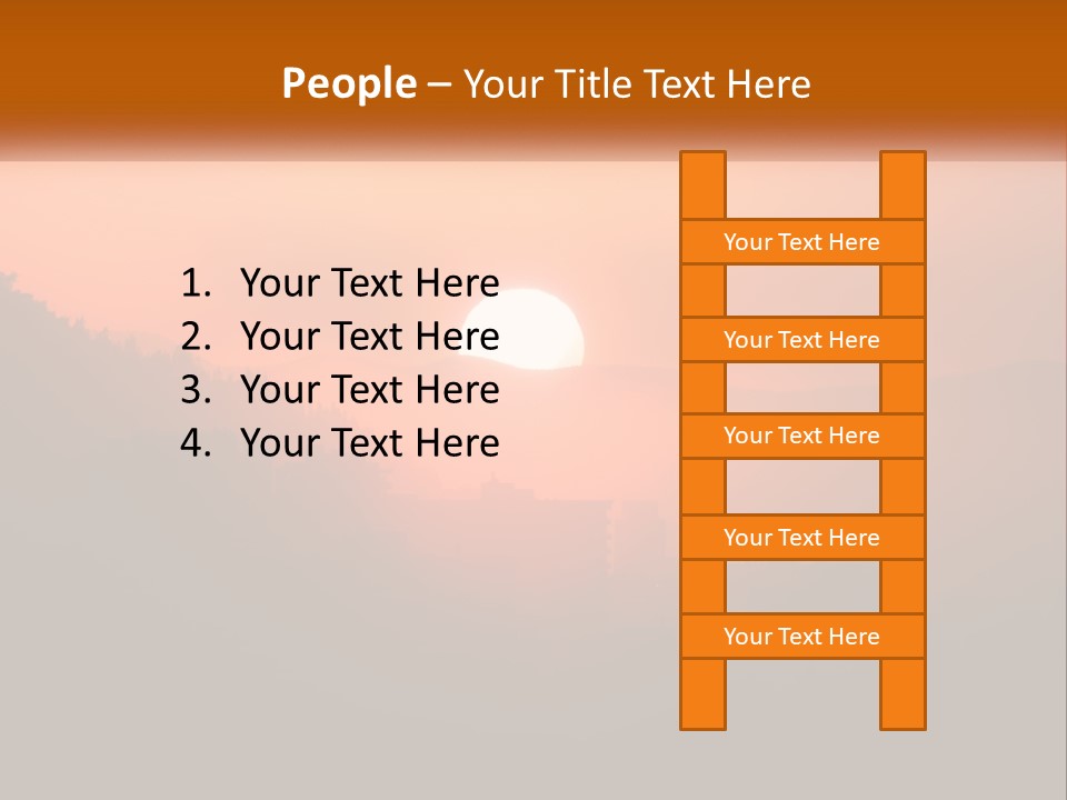 Santiago Silhouette Urban PowerPoint Template