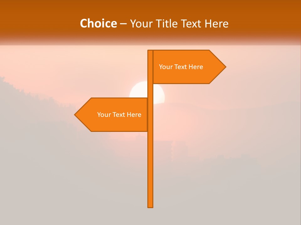 Santiago Silhouette Urban PowerPoint Template