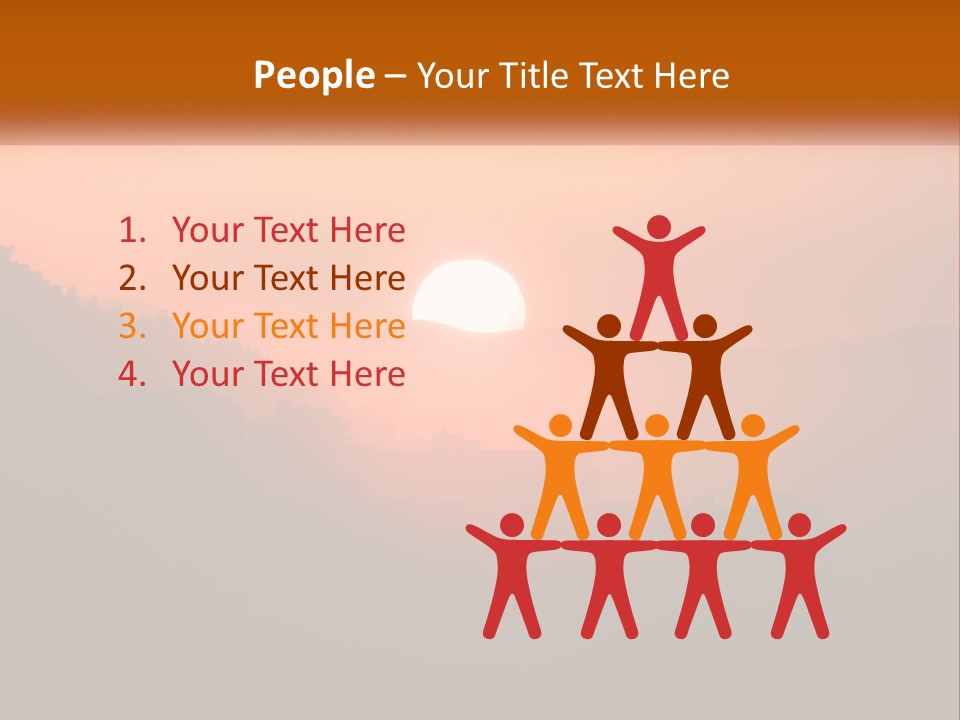 Santiago Silhouette Urban PowerPoint Template