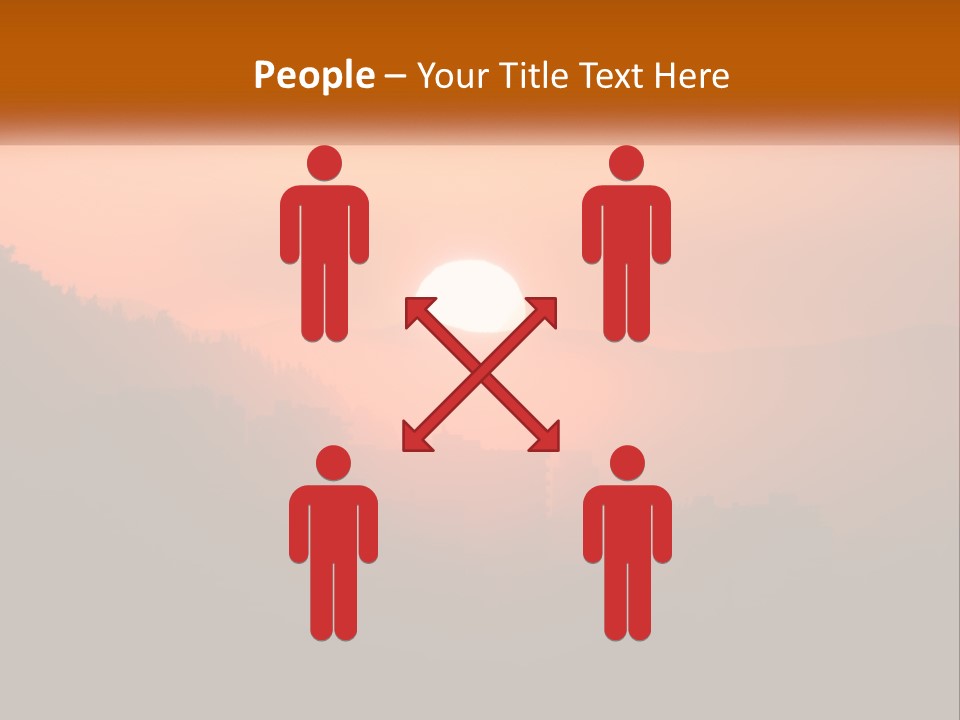 Santiago Silhouette Urban PowerPoint Template