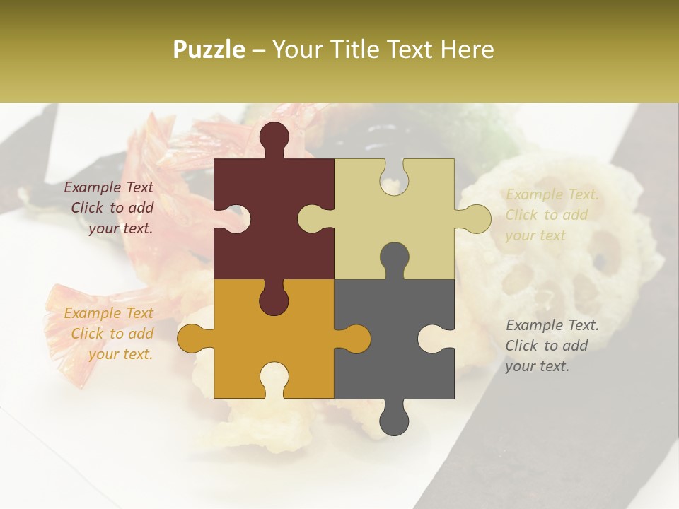 Gourmet Crispy Cuisine PowerPoint Template