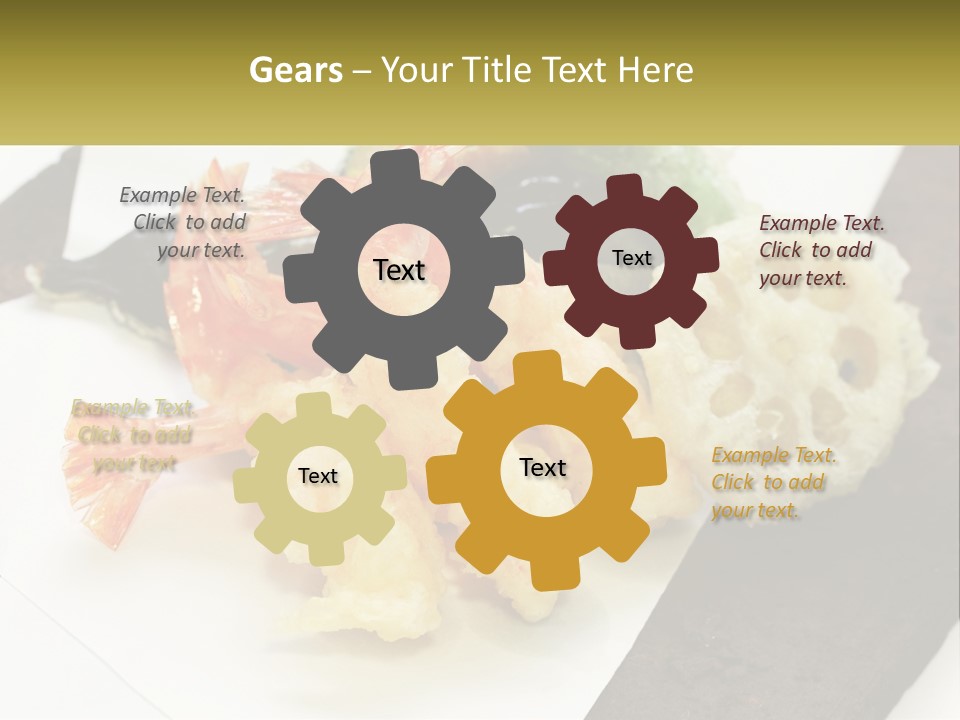 Gourmet Crispy Cuisine PowerPoint Template