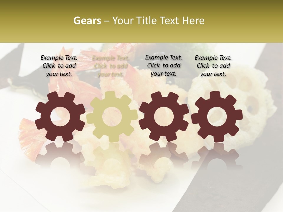 Gourmet Crispy Cuisine PowerPoint Template