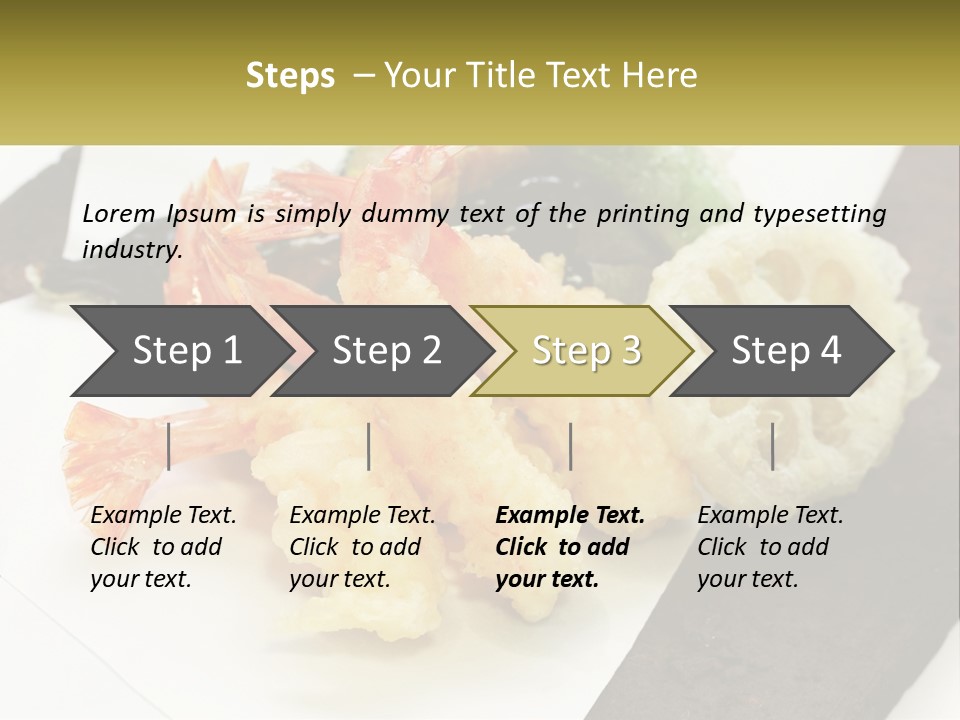 Gourmet Crispy Cuisine PowerPoint Template