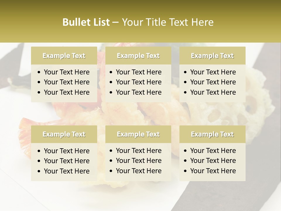 Gourmet Crispy Cuisine PowerPoint Template