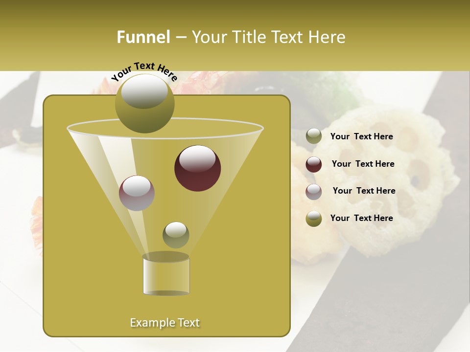 Gourmet Crispy Cuisine PowerPoint Template