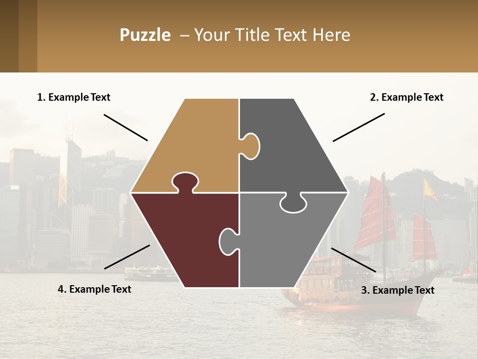 Kong Center Sail PowerPoint Template