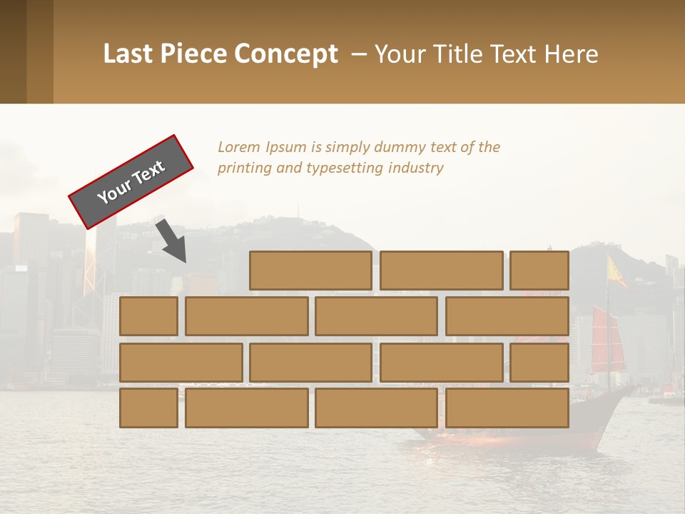 Kong Center Sail PowerPoint Template