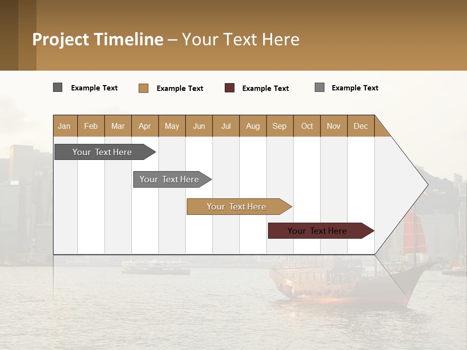 Kong Center Sail PowerPoint Template