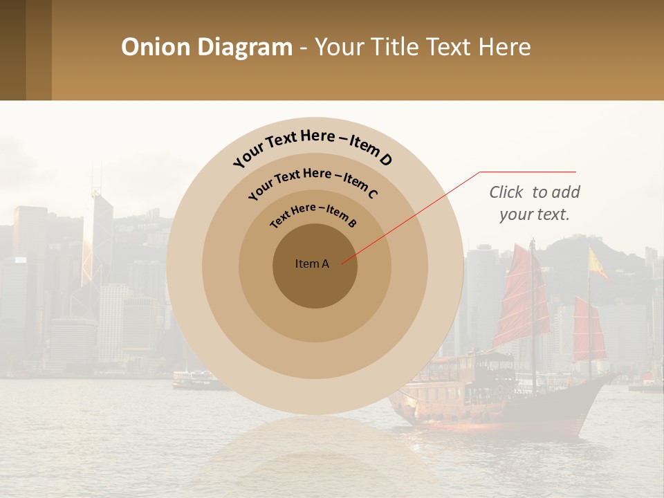 Kong Center Sail PowerPoint Template