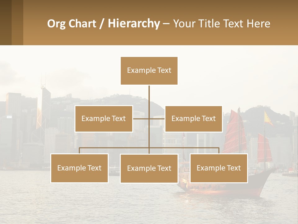 Kong Center Sail PowerPoint Template