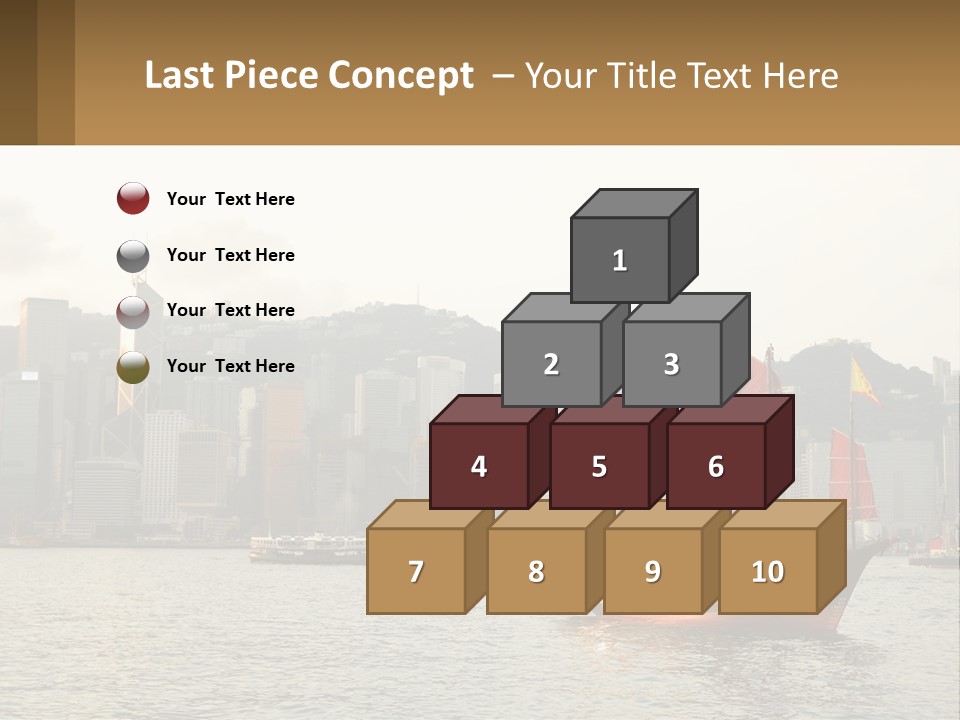 Kong Center Sail PowerPoint Template