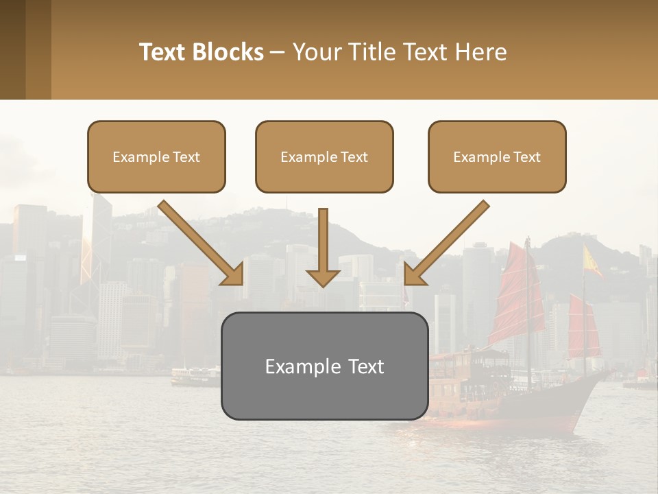 Kong Center Sail PowerPoint Template