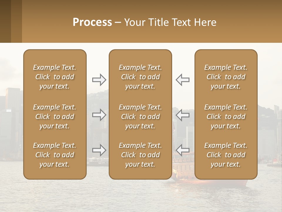 Kong Center Sail PowerPoint Template