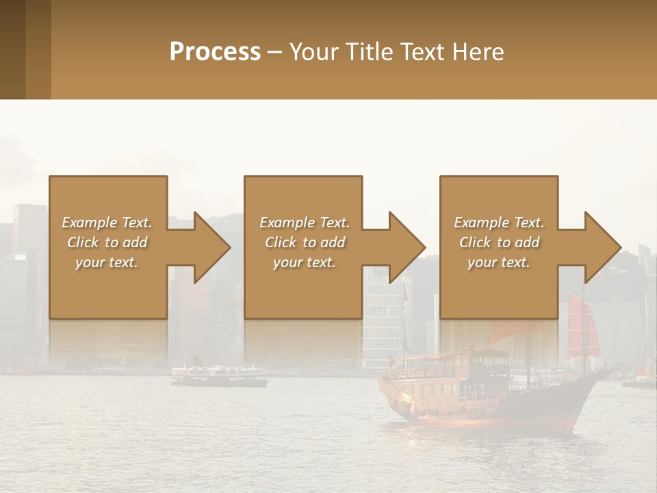 Kong Center Sail PowerPoint Template