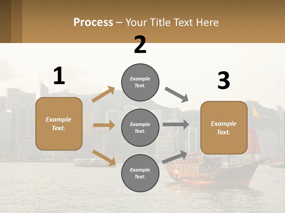 Kong Center Sail PowerPoint Template