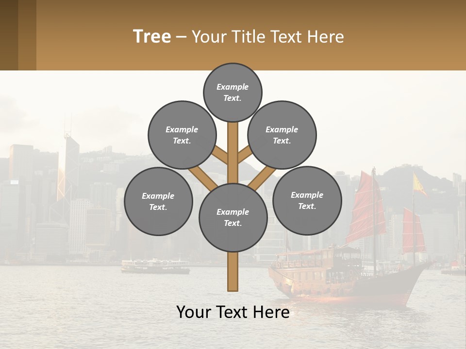 Kong Center Sail PowerPoint Template