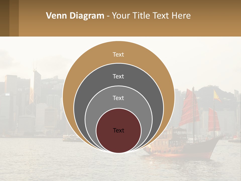 Kong Center Sail PowerPoint Template