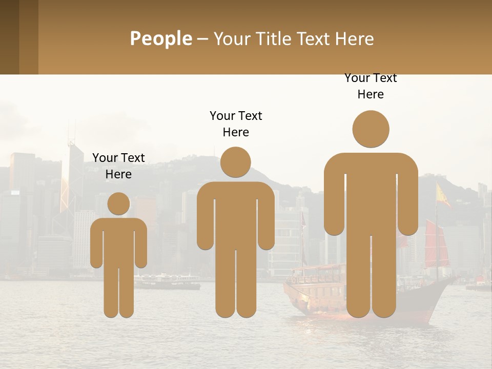 Kong Center Sail PowerPoint Template