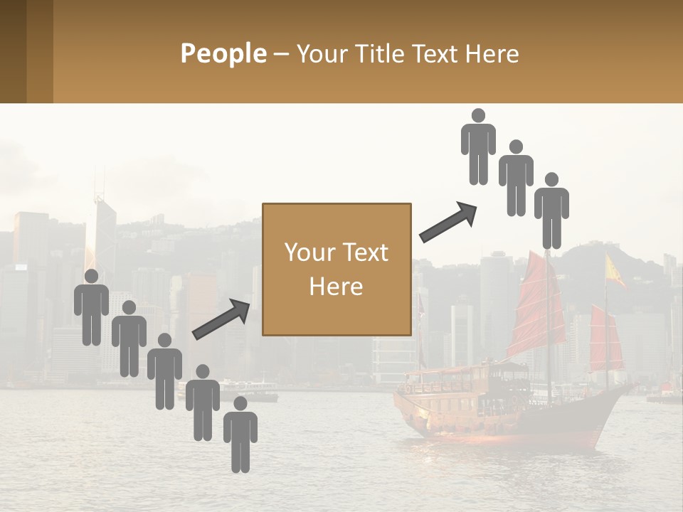 Kong Center Sail PowerPoint Template