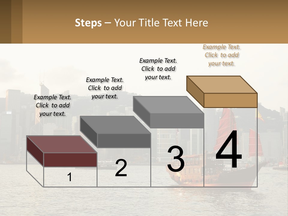 Kong Center Sail PowerPoint Template