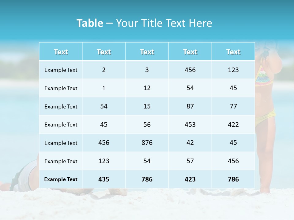 Horizon Sky Family PowerPoint Template
