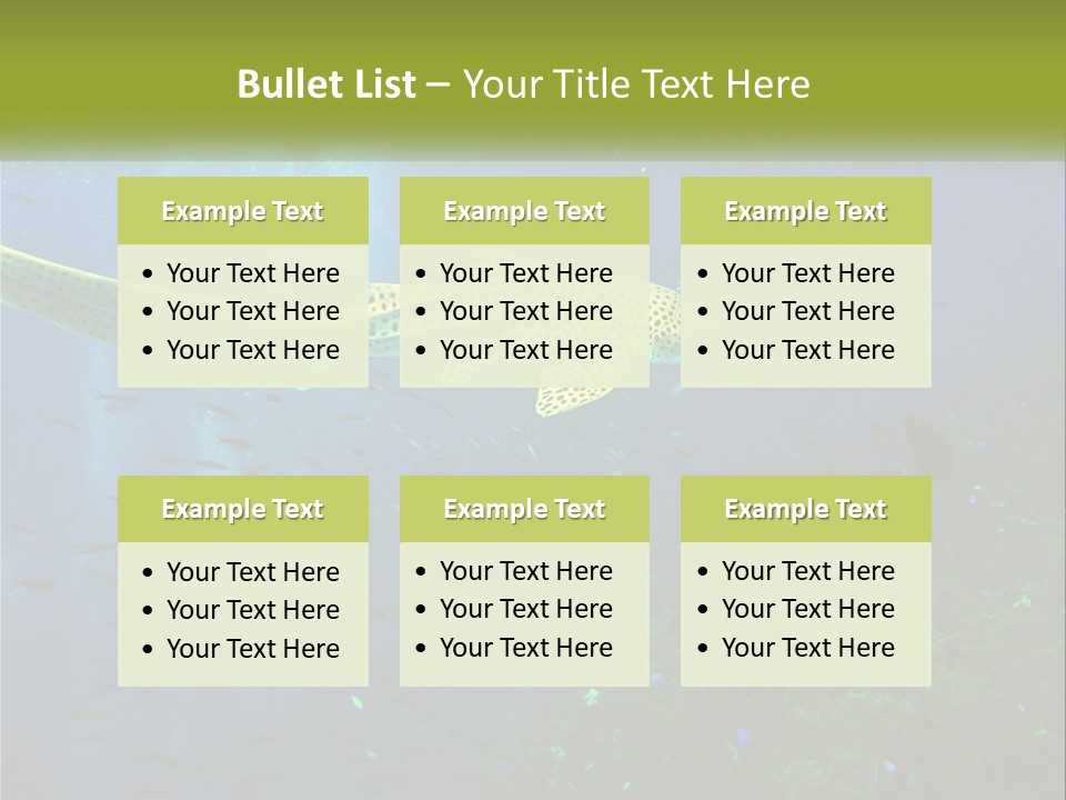 Peace Thailand Underwater PowerPoint Template