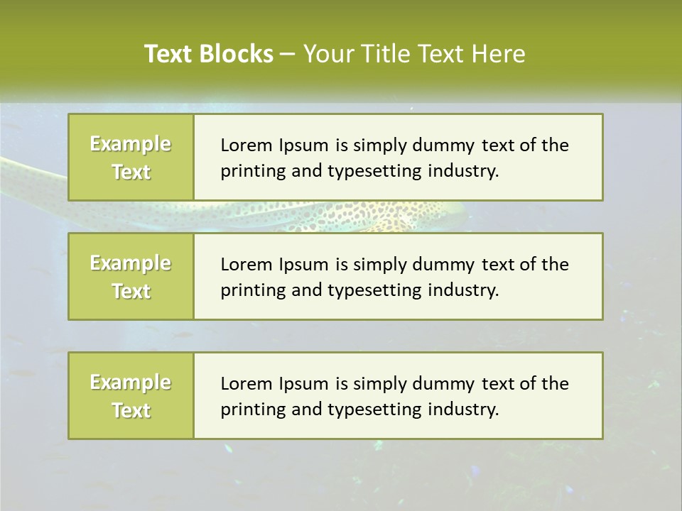 Peace Thailand Underwater PowerPoint Template