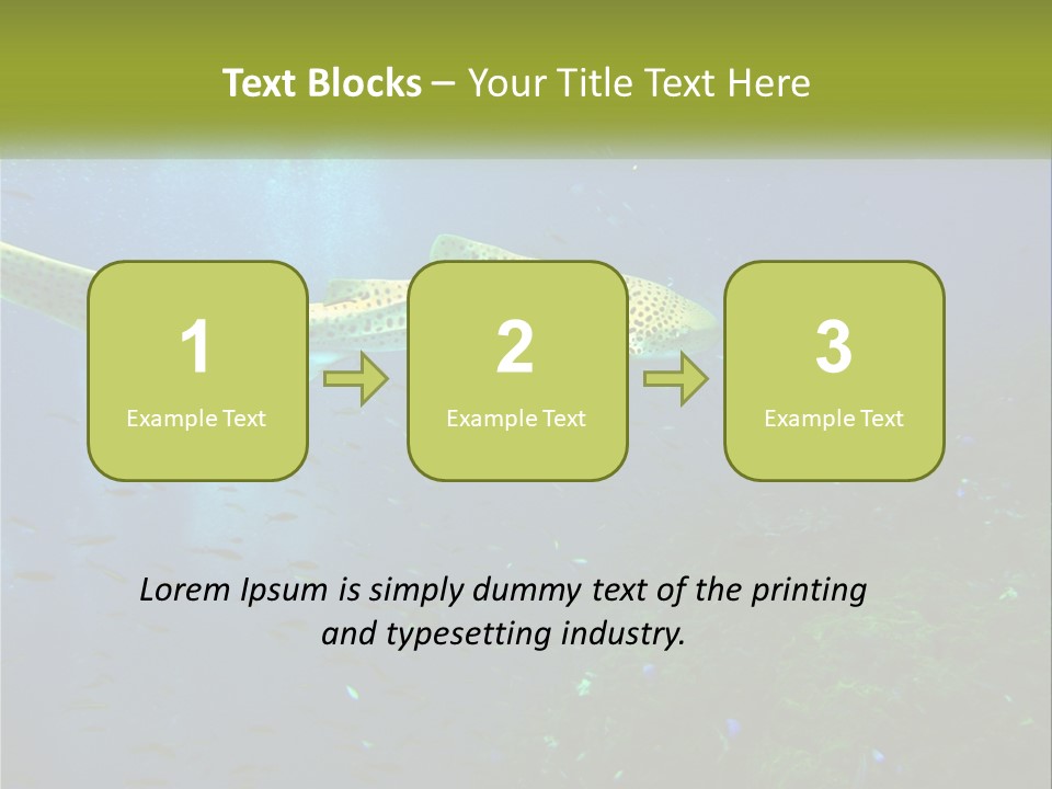 Peace Thailand Underwater PowerPoint Template