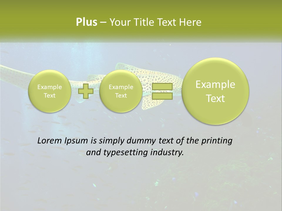 Peace Thailand Underwater PowerPoint Template