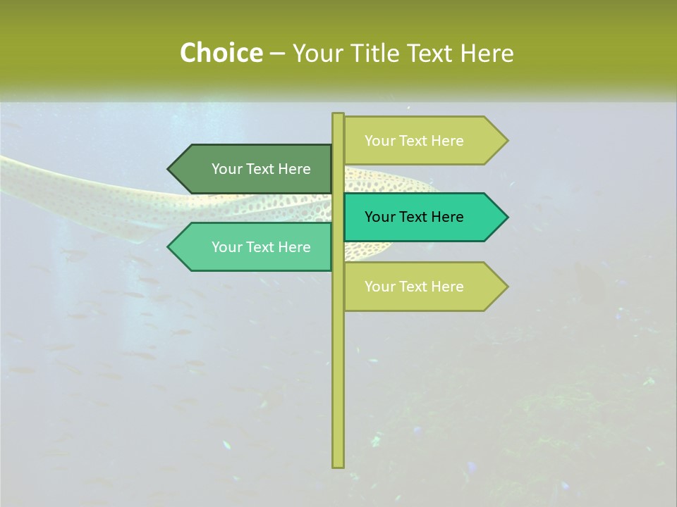 Peace Thailand Underwater PowerPoint Template