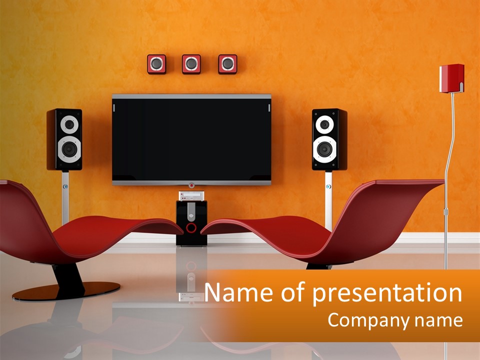 Interior Isolated White PowerPoint Template