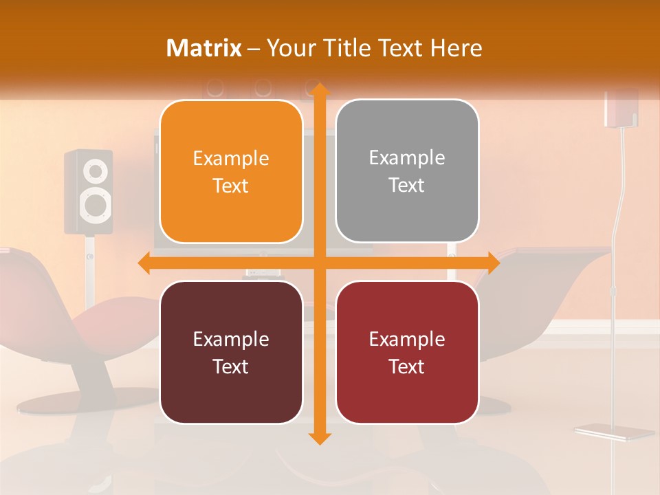 Interior Isolated White PowerPoint Template