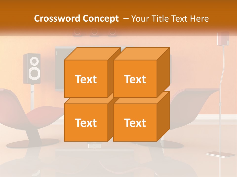 Interior Isolated White PowerPoint Template
