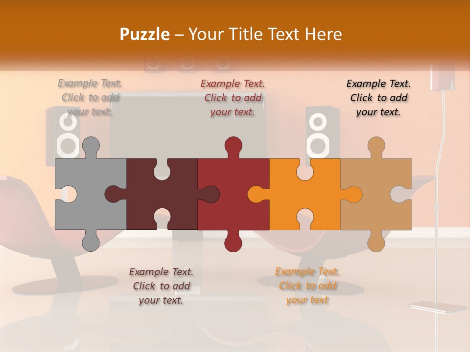 Interior Isolated White PowerPoint Template