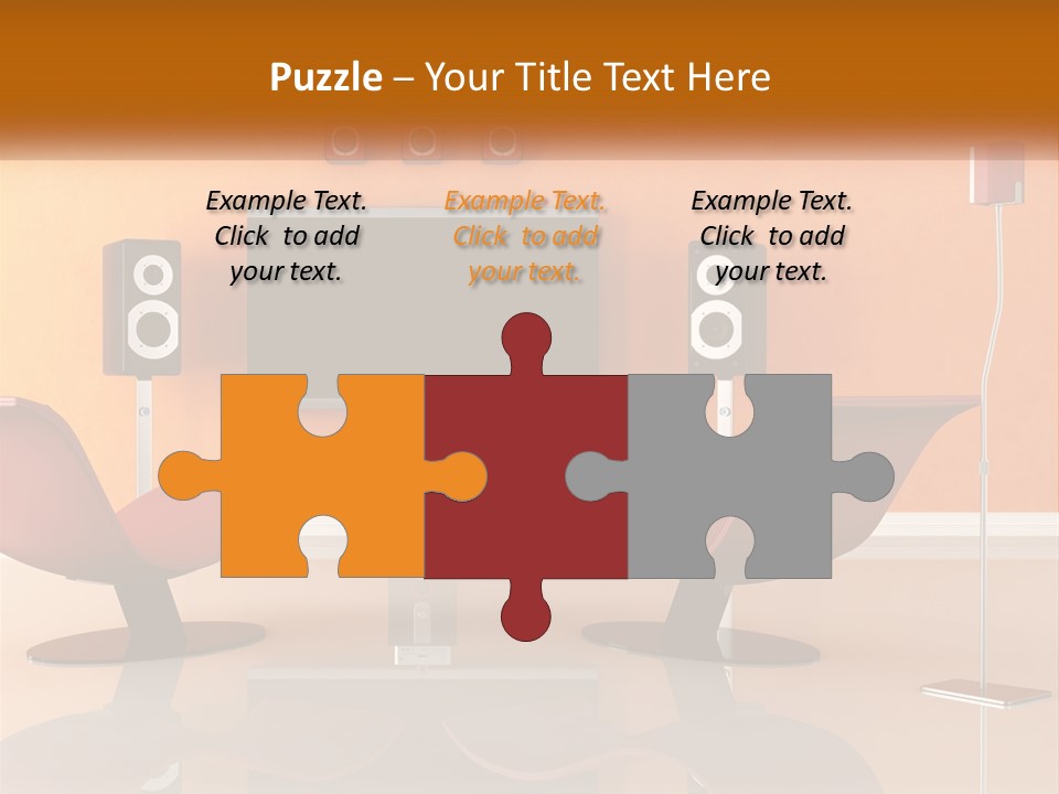 Interior Isolated White PowerPoint Template