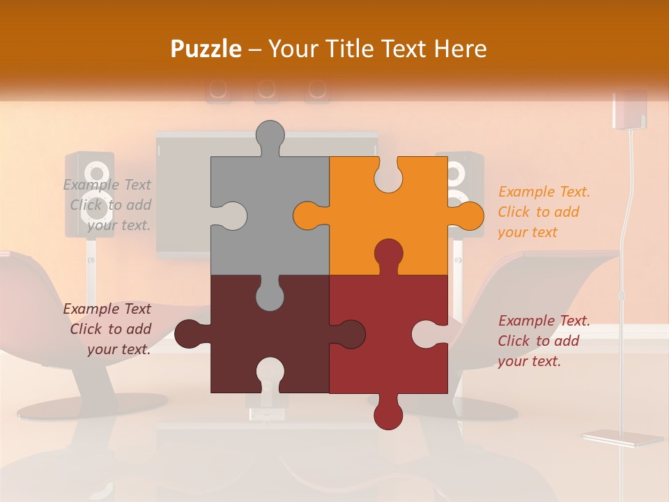 Interior Isolated White PowerPoint Template