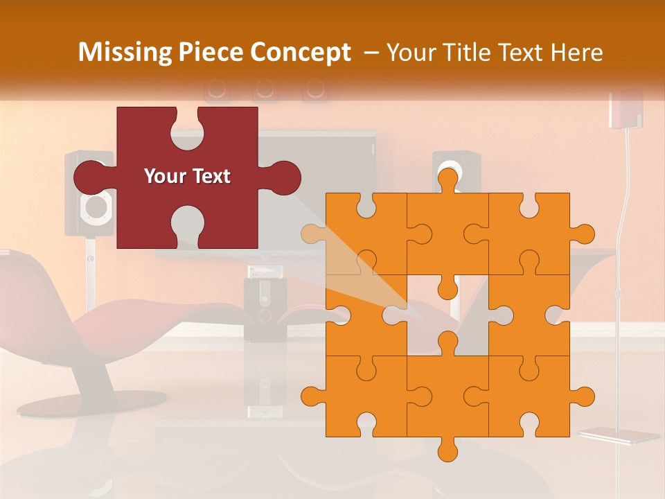 Interior Isolated White PowerPoint Template