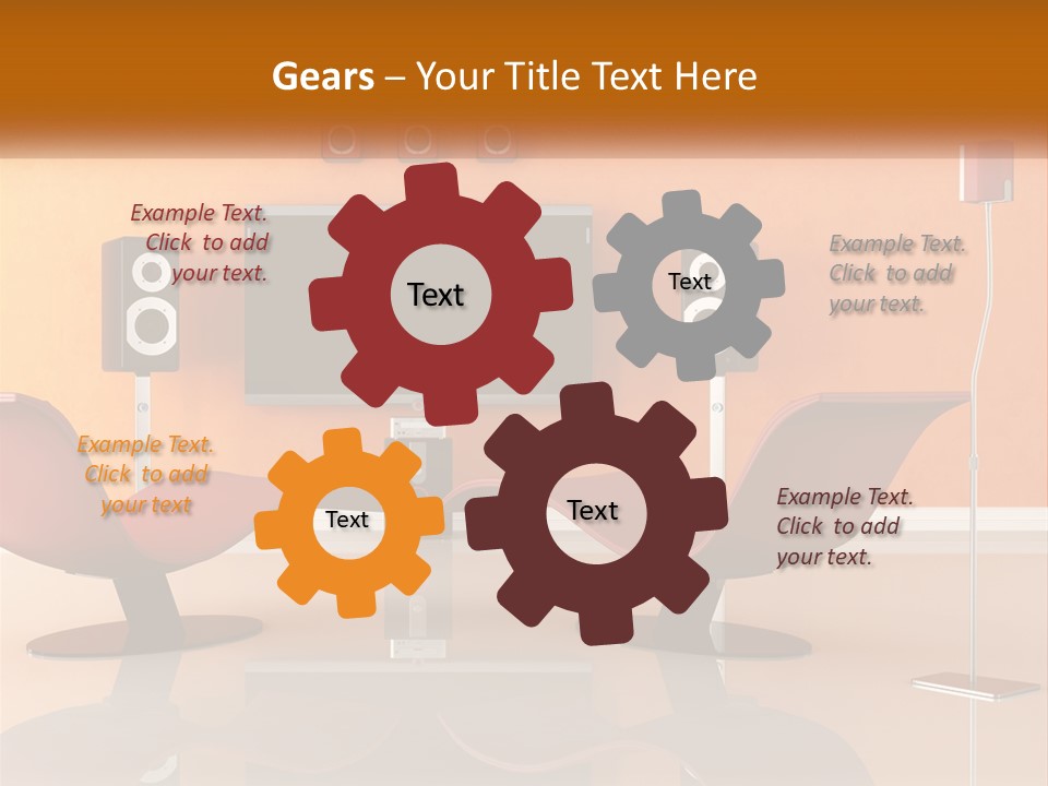 Interior Isolated White PowerPoint Template