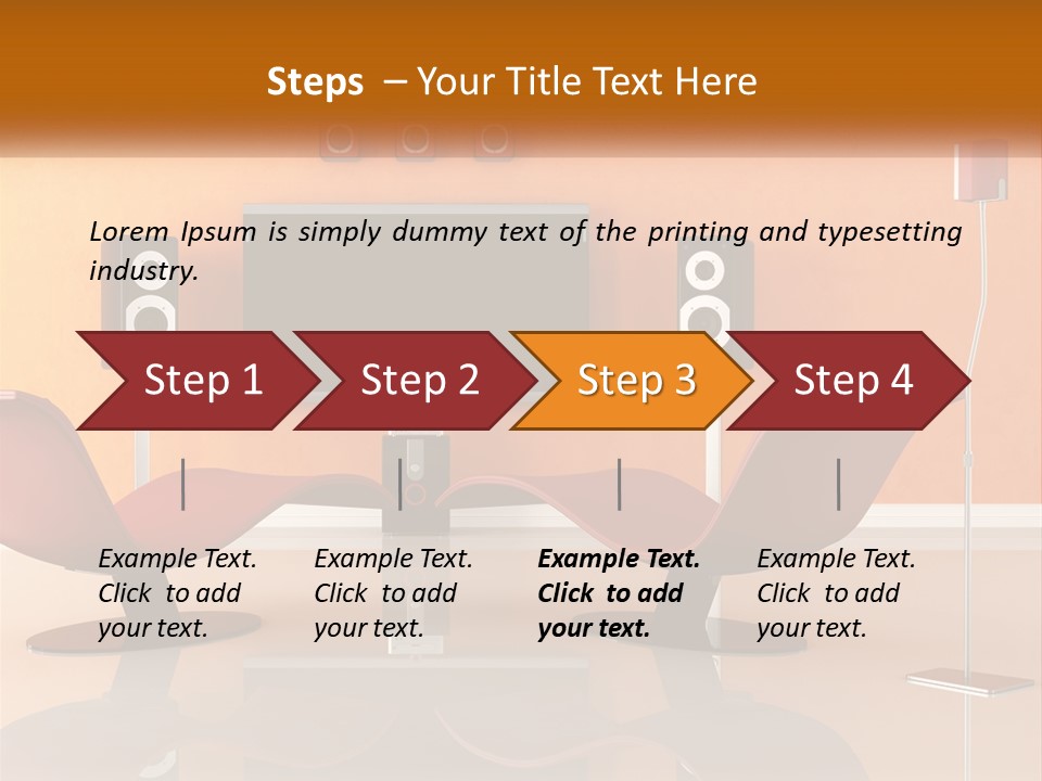 Interior Isolated White PowerPoint Template