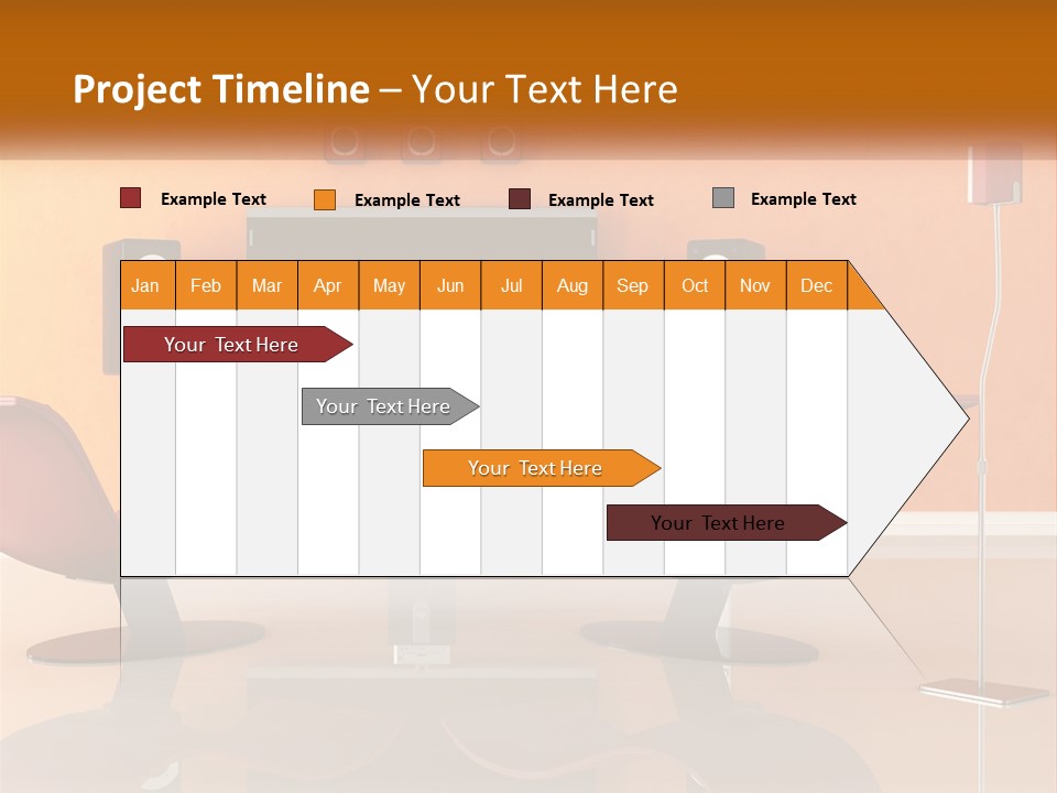 Interior Isolated White PowerPoint Template
