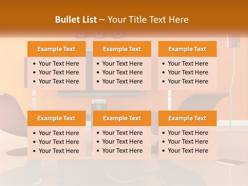Interior Isolated White PowerPoint Template