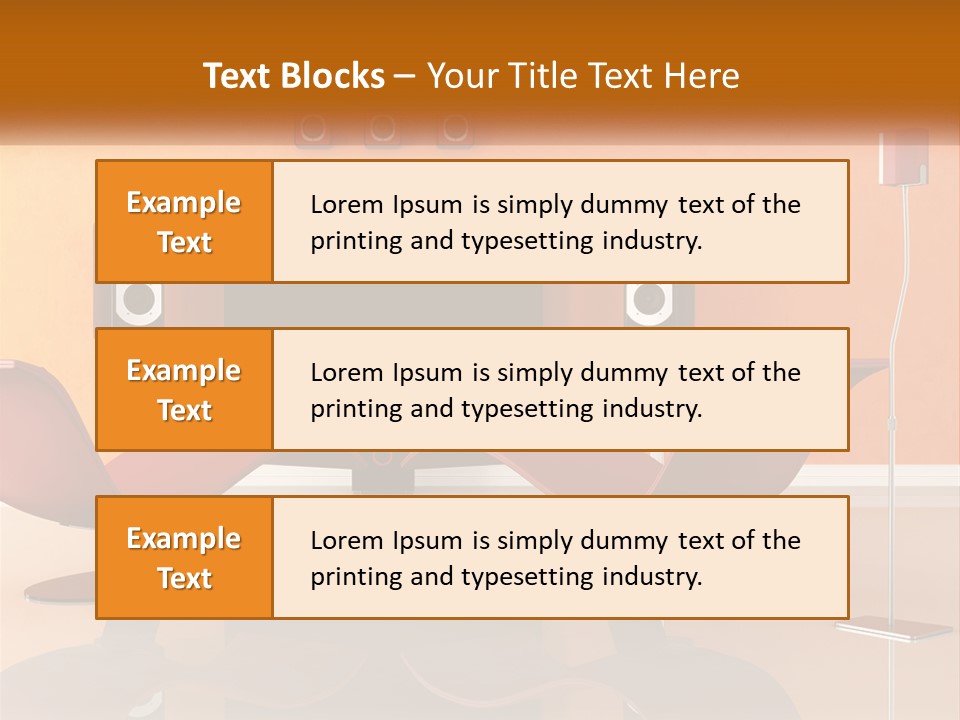 Interior Isolated White PowerPoint Template