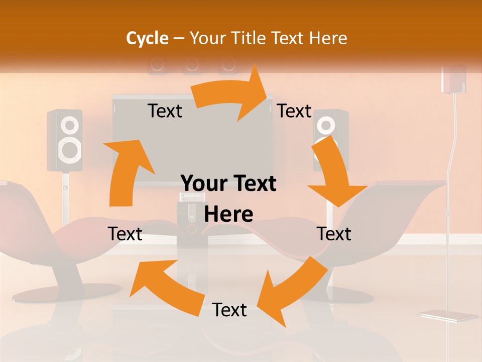 Interior Isolated White PowerPoint Template
